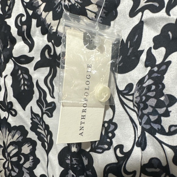 Anthropologie Rohit Kamra Women's L Multicolor Floral Printed Crop Bell Sleeves - Picture 9 of 13